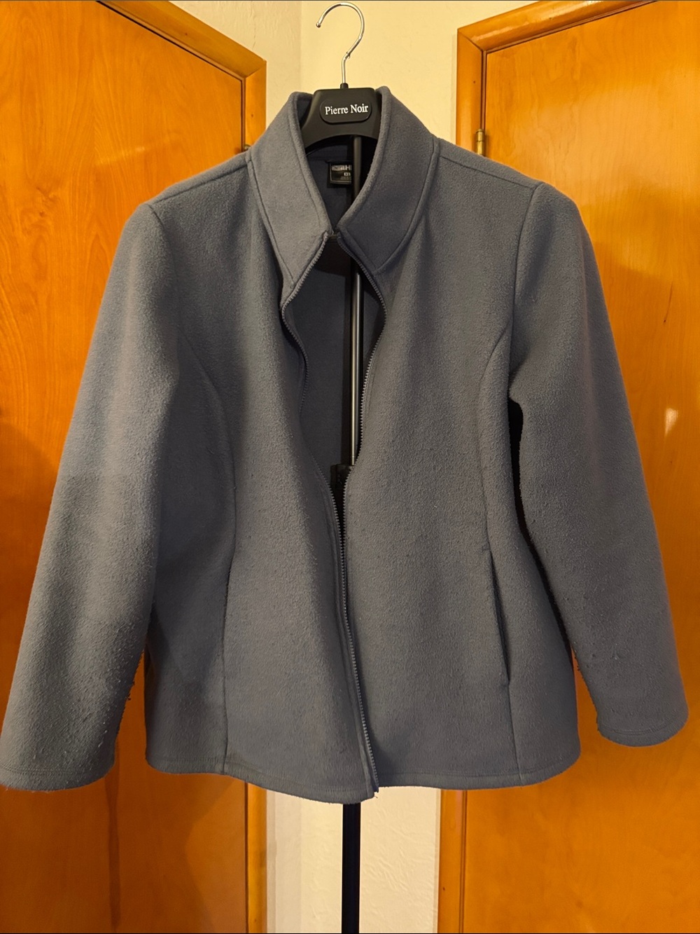 32 Degrees Women's Slate Gray Teddy Fleece Jacket